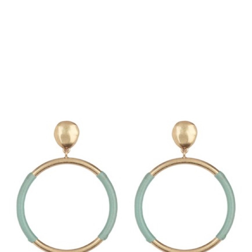 Lucky Brand Wrapped Hoops BRAND NEW - Picture 4 of 5